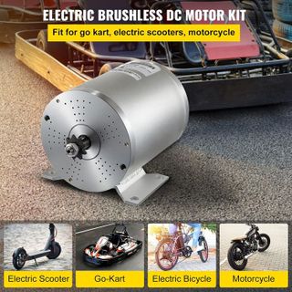 No. 2 - Mophorn 1800W Electric Brushless DC Motor Kit - 2