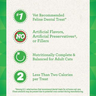 No. 5 - FELINE GREENIES Adult Dental Cat Treats - 3