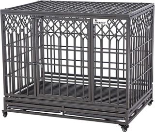 No. 8 - SMONTER 42" Heavy Duty Dog Crate - 1