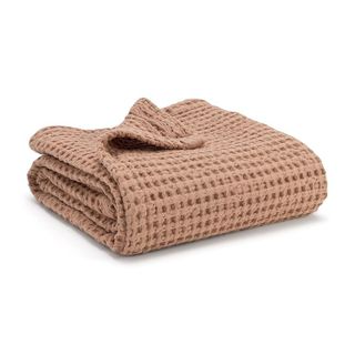 No. 3 - Simka Rose Waffle Baby Blanket - 1