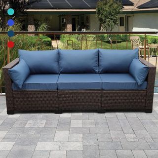 No. 2 - Rattaner Outdoor Patio Sofa - 1