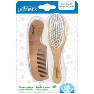 No. 8 - Dr. Brown's Soft and Safe Baby Brush + Comb - 1