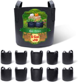 No. 5 - Gardzen 10-Pack 5 Gallon Grow Bags - 1