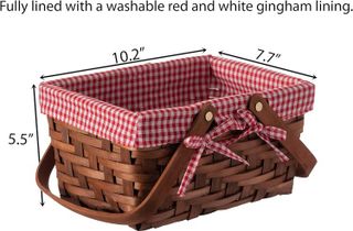 No. 4 - Vintiquewise Rectangular Basket - 5