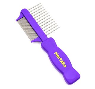 No. 10 - Hertzko Double-Sided Comb Hair Brush & Dog/Cat Grooming Kit - 1