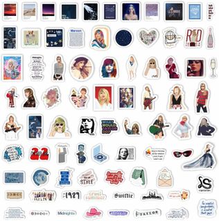 No. 5 - Pop Singer Taylor Stickers Pack - 3