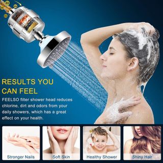 No. 9 - FEELSO Shower Head and 15 Stage Shower Filter Combo - 3
