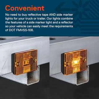 No. 10 - TRUE MODS 2pc Amber LED Side Marker Light - 2