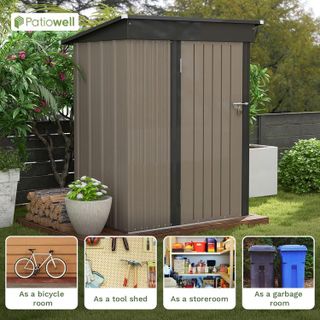 No. 3 - Patiowell 5x3 FT Outdoor Storage Shed - 2
