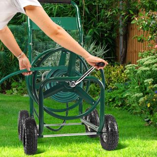 No. 9 - Giantex Water Hose Reel Cart - 3