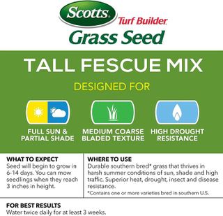 No. 9 - Scotts Turf Builder Grass Seed Tall Fescue Mix - 2