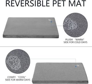 No. 4 - EMPSIGN Stylish Dog Bed Mat - 3