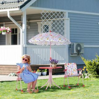 No. 10 - Outsunny Kids' Outdoor Table & Chair Set - 2