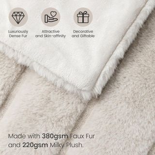 No. 5 - Cozy Bliss Faux Fur Throw Blanket - 4