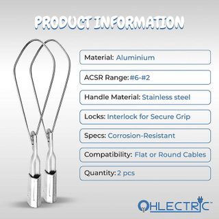 No. 9 - OhLectric Aluminium Wedge Clamps - 2