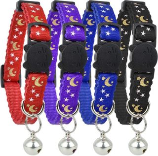 No. 2 - Upgraded Version - Cat Collar Stars and Moon - 1