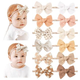 No. 5 - Niceye Baby Girls Bow Headbands - 1