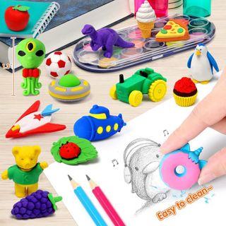 No. 4 - Arscniek Kids' Pencil Erasers - 3