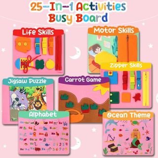 No. 2 - Toddler Girl Toys Busy Board - 2