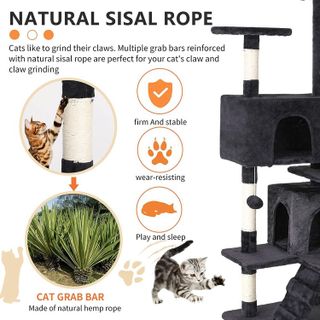 No. 3 - BestPet Cat Tree Tower - 4