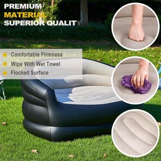 No. 5 - DIMAR GARDEN Inflatable Couch Outdoor Air Sofa - 4