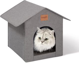 No. 4 - Love's cabin Outdoor Cat House - 1