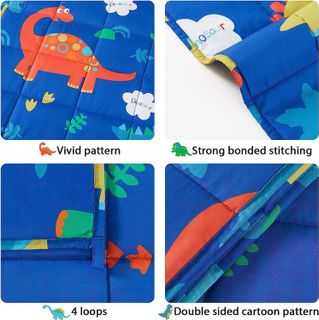 No. 4 - HOSUKKO Weighted Blanket for Kids - 4