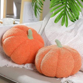 No. 4 - Pumpkin Throw Pillow Cushion - 1