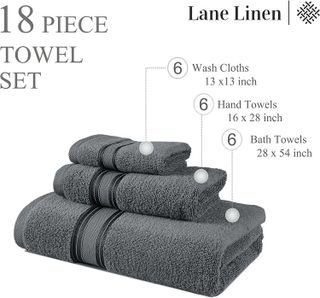 No. 4 - LANE LINEN Bath Towels - 3