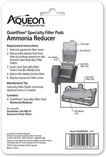 No. 8 - Aqueon QuietFlow LED PRO Ammonia Reducer 4 Count Filter Pads - 3