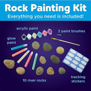 No. 7 - Creativity for Kids Glow in the Dark Rock Painting Kit - 3