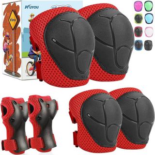 No. 9 - KUYOU Kids Knee Pads Elbow Pads Guards Protective Gear Set - 1