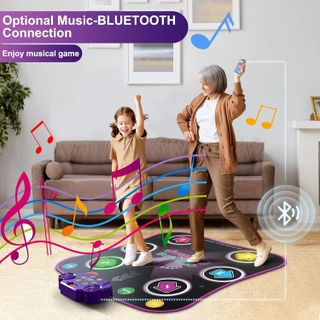 No. 4 - Flooyes Dance Mat Toys for 3-12 Year Old Kids - 5