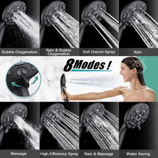 No. 3 - Cobbe High Pressure 8 Functions Shower Head - 2