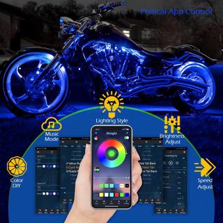 No. 10 - SHINIGHT 8 Pcs Motorcycle LED Light Kits - 3