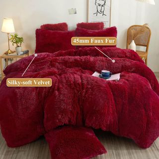 No. 6 - XeGe Cozy Plush Shaggy Duvet Cover - 2