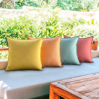 No. 5 - MIULEE Pack of 2 18x18 Outdoor Pillow Inserts - 5