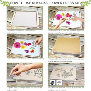 No. 5 - Rhykoka Large Flower Press Kit - 5