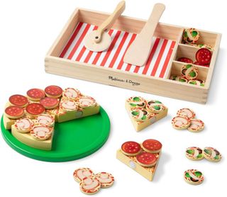 No. 9 - Pizza Party Wooden Play Food Set - 1