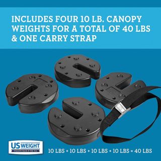 No. 1 - US Weight Tailgater Canopy Weights Set of 4 - 3