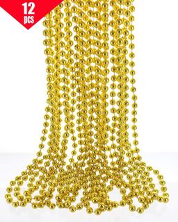 No. 9 - Metallic Gold Bead Necklaces - 5