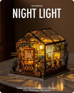 No. 5 - Rolife DIY Miniature House Kit Greenhouse - 5