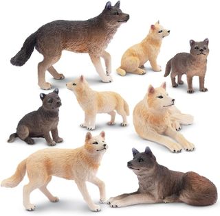 No. 8 - Toymany 8PCS Wolf Figures - 1