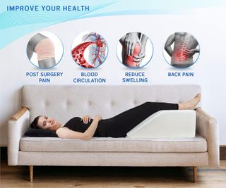 No. 9 - Healthex Leg Elevation Pillow for Circulation - 3