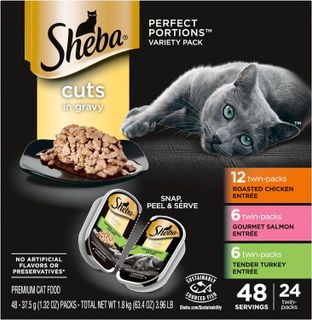 No. 6 - Sheba Perfect Portions Cuts in Gravy Wet Cat Food - 1