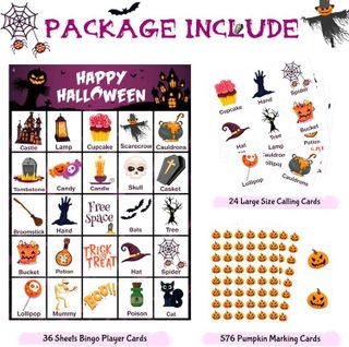 No. 9 - Halloween Bingo Game Set - 4