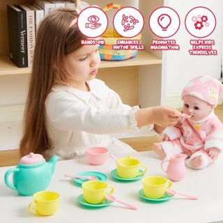 No. 9 - JOYIN Pretend Play Tea Party Set - 5