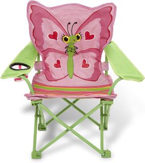 No. 2 - Melissa & Doug Bella Butterfly Outdoor Folding Lawn and Camping Chair - 1