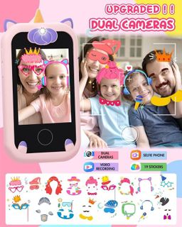 No. 2 - Kids Smart Phone for Girls Unicorns Gifts - 4