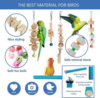 No. 10 - Bird Parakeet Cockatiel Toys - 3